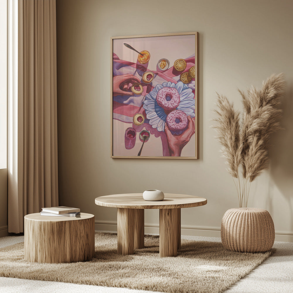 Mittwochs essen wir Pink | Poster