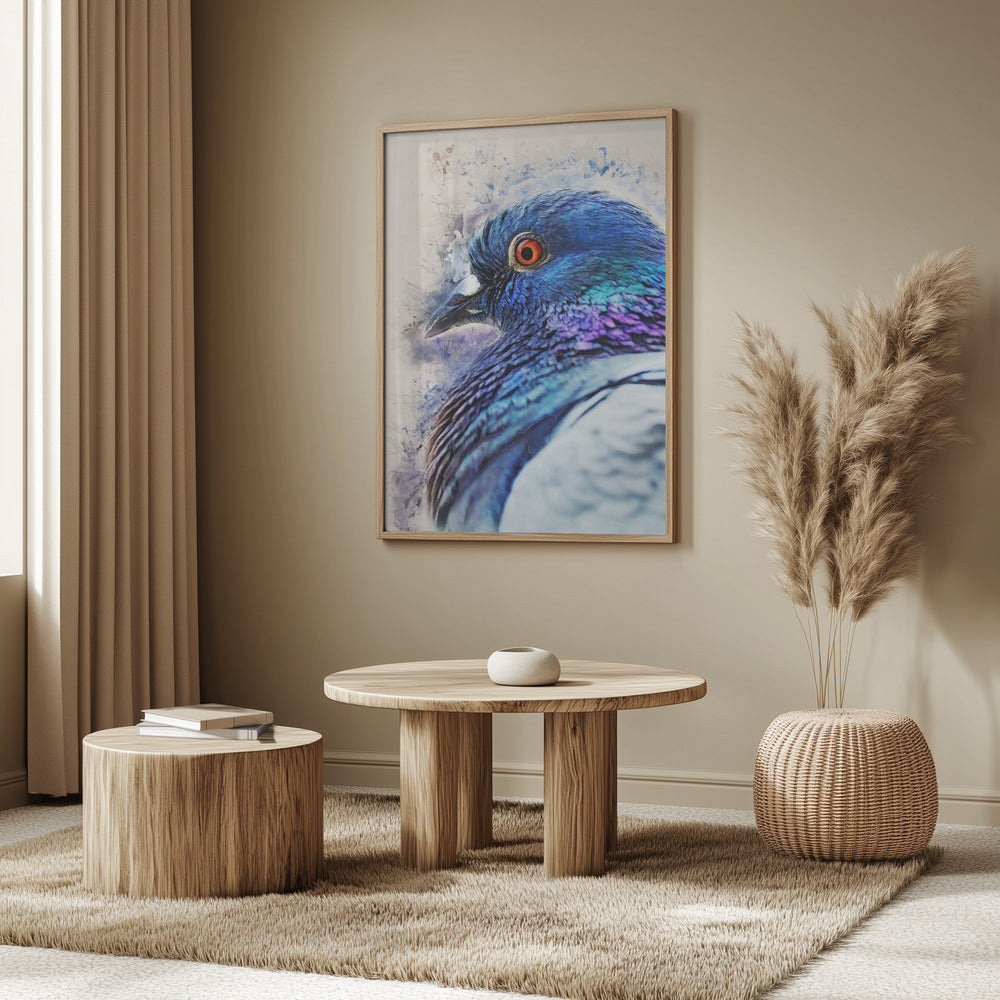 Animals Bird Dove Watercolor Animal Art | Poster