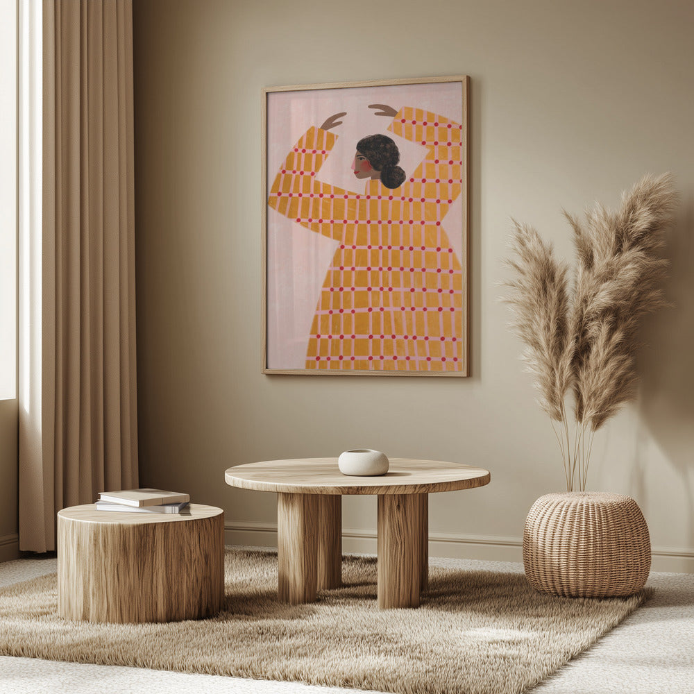 The Woman With the Checked Dress | Poster