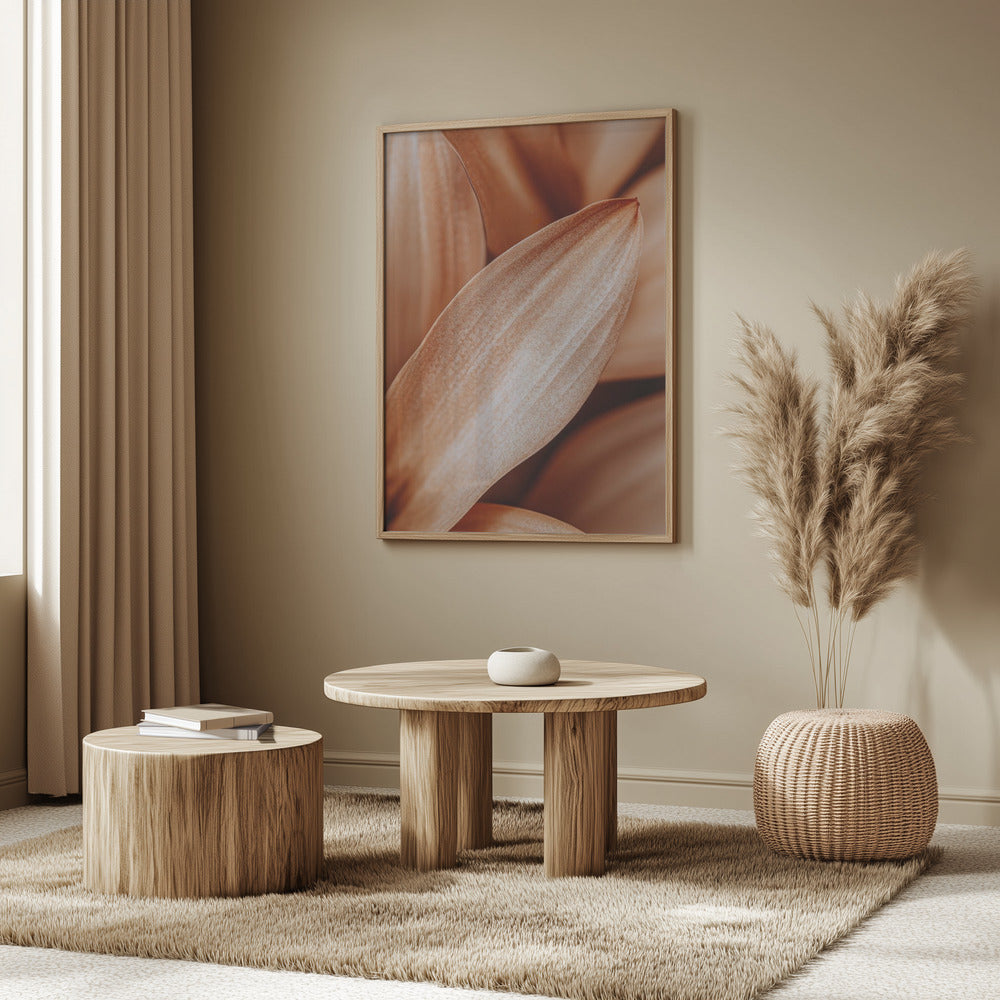 Amber Petal Elegance | Poster