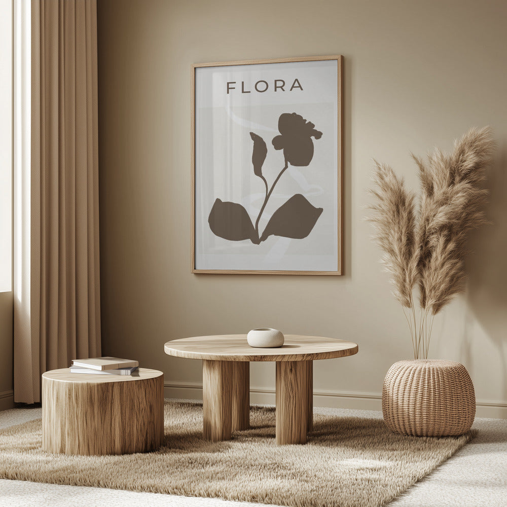 Minimal blomning | Poster