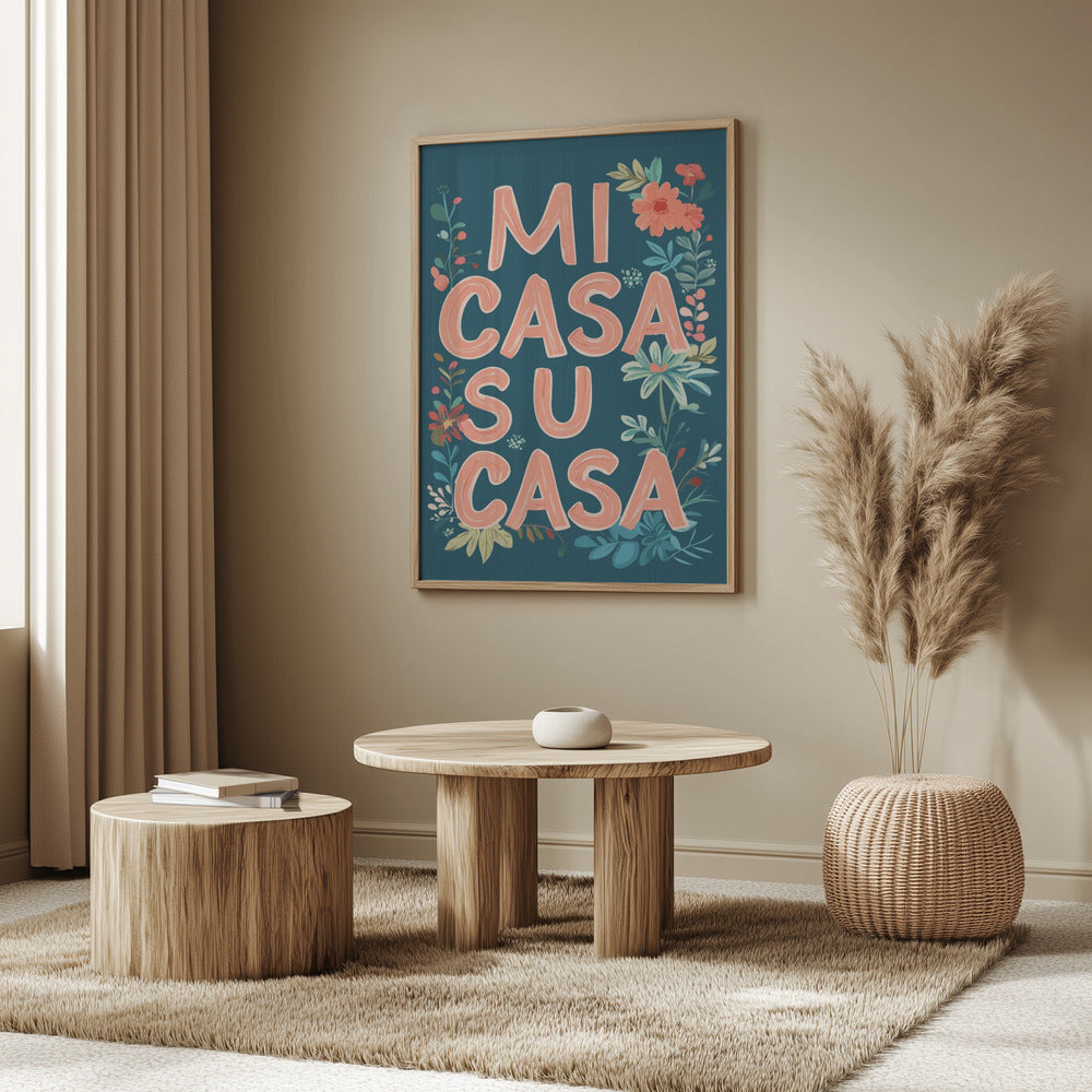 Välkommen Blommor | Poster