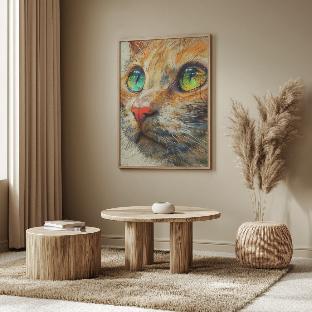 Ginger Cat J | Poster