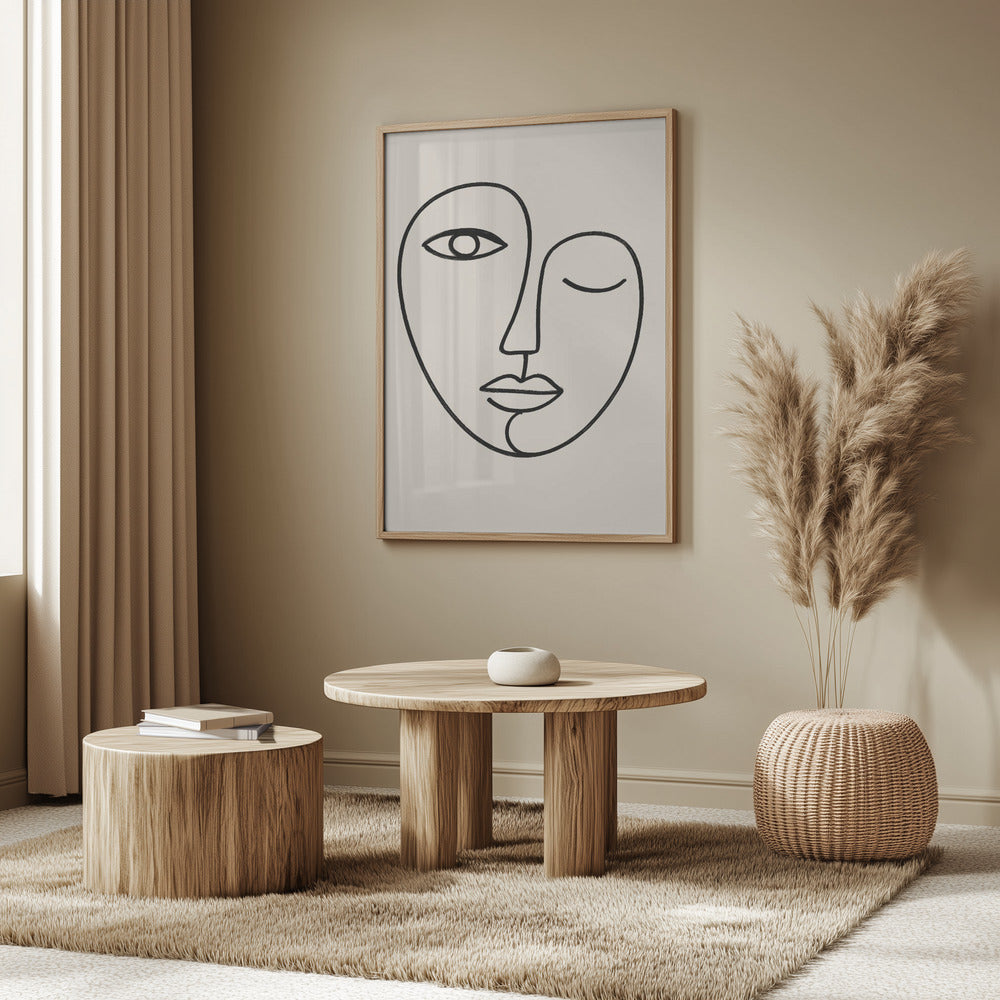 Minimalist Face | Poster