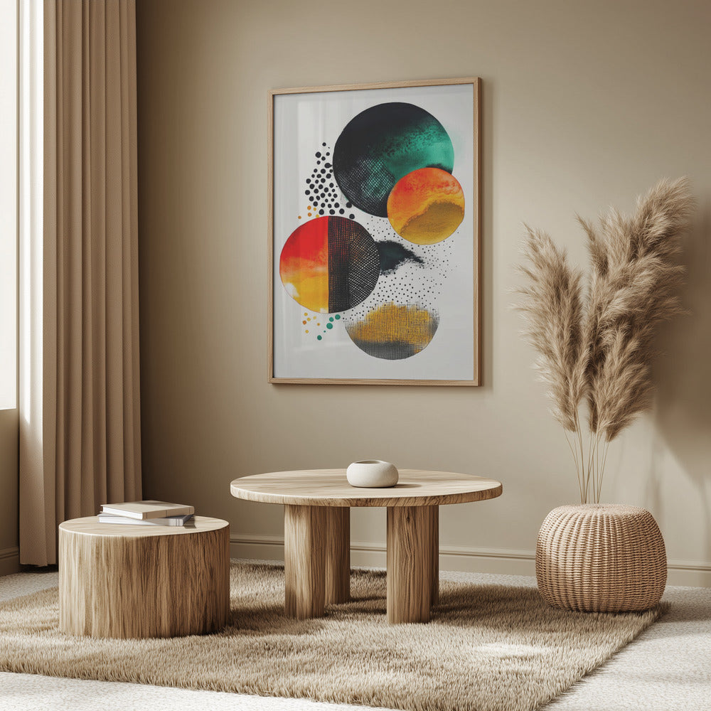 Composition with Overlapping Circles | Poster