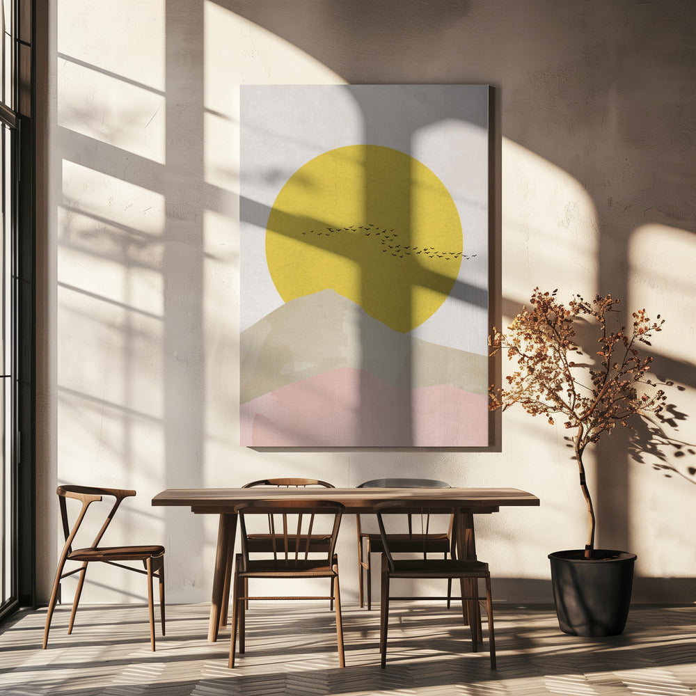 Klippiga bergen | Canvas