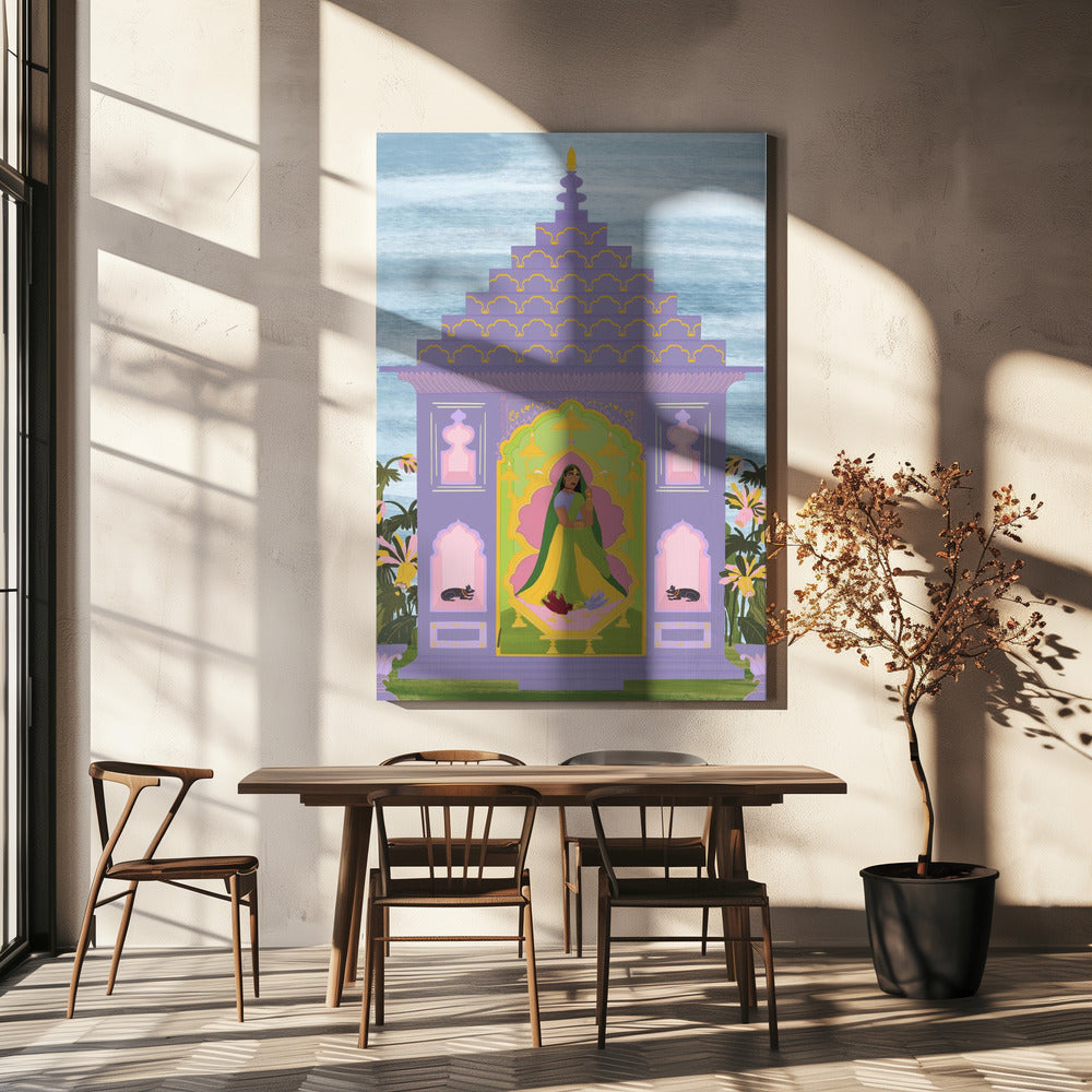 Indisk trädgård | Canvas