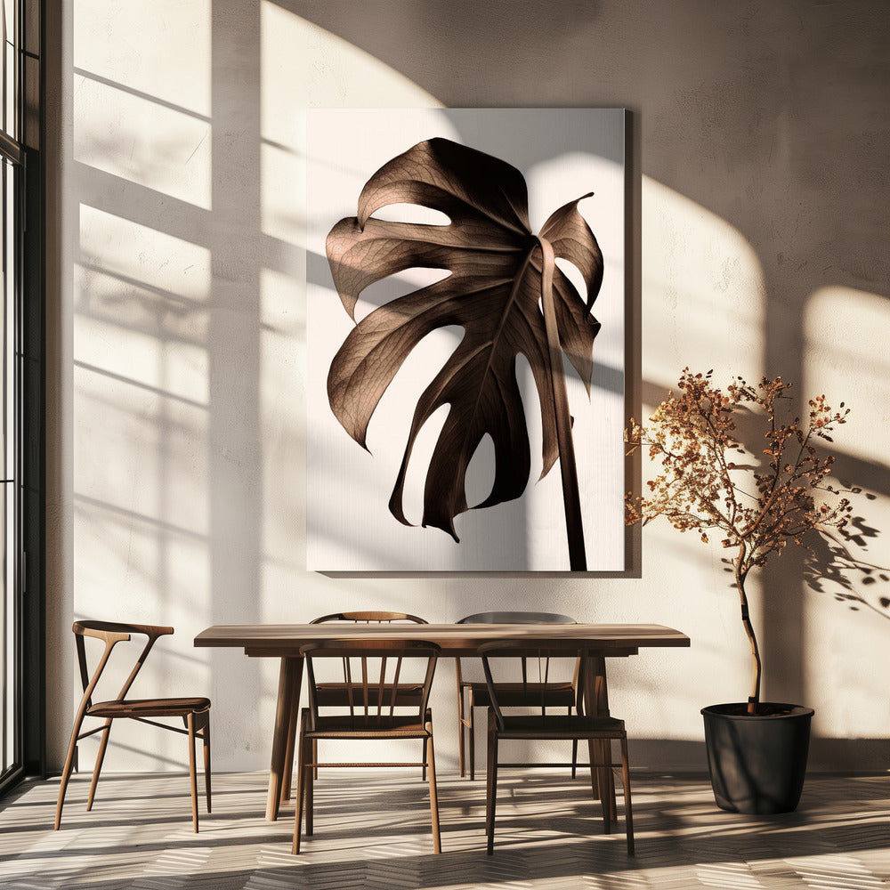 Monstera Or | Tableaux sur Toile