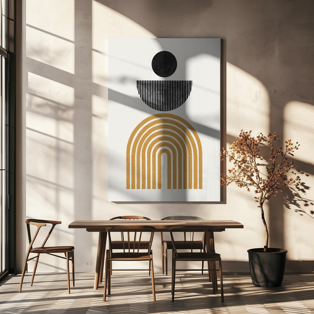 Mid-century compositie | Canvasprints