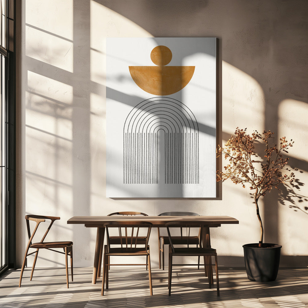 Bågekomposition nr 7. | Canvas