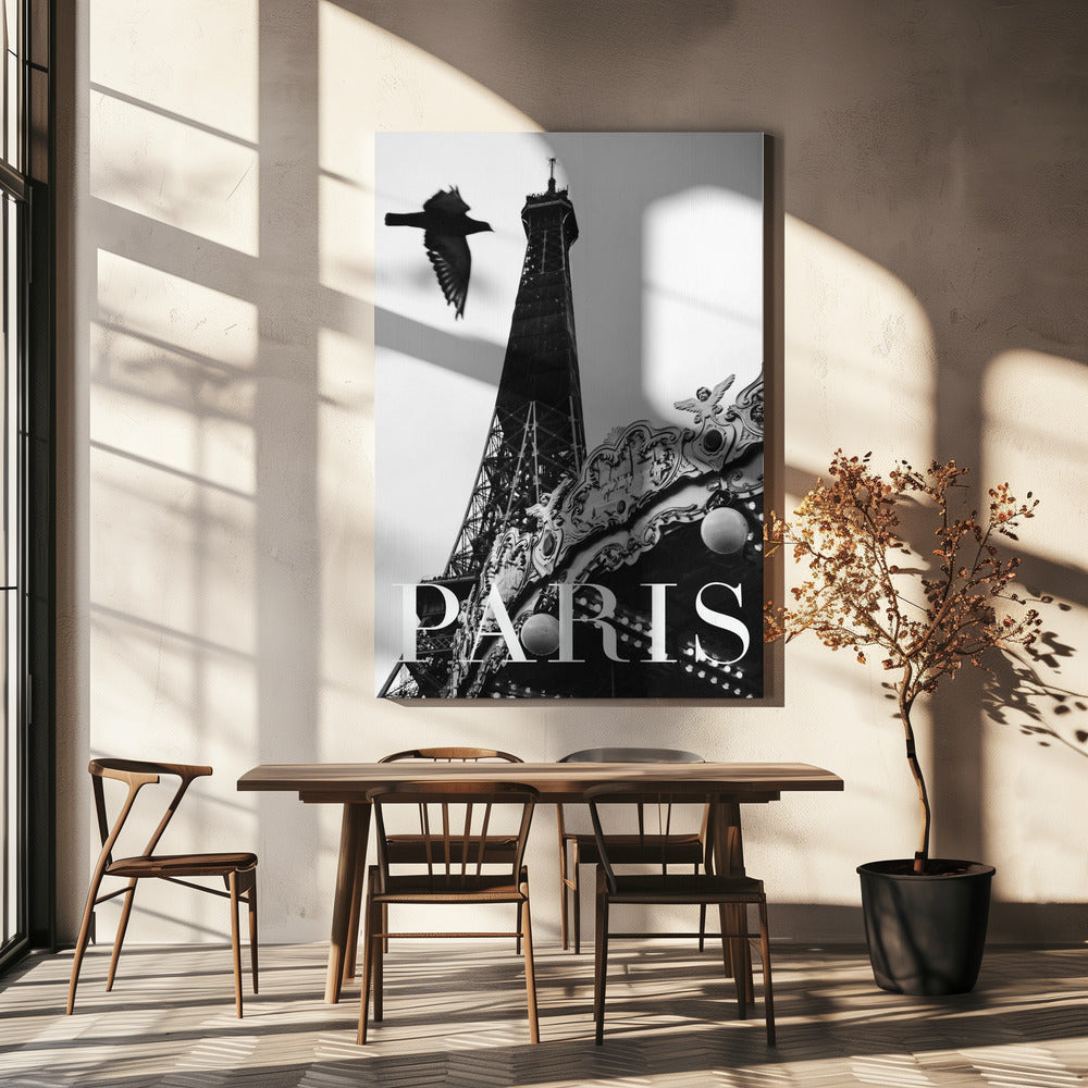 Paris Dove | Stampe su Tela