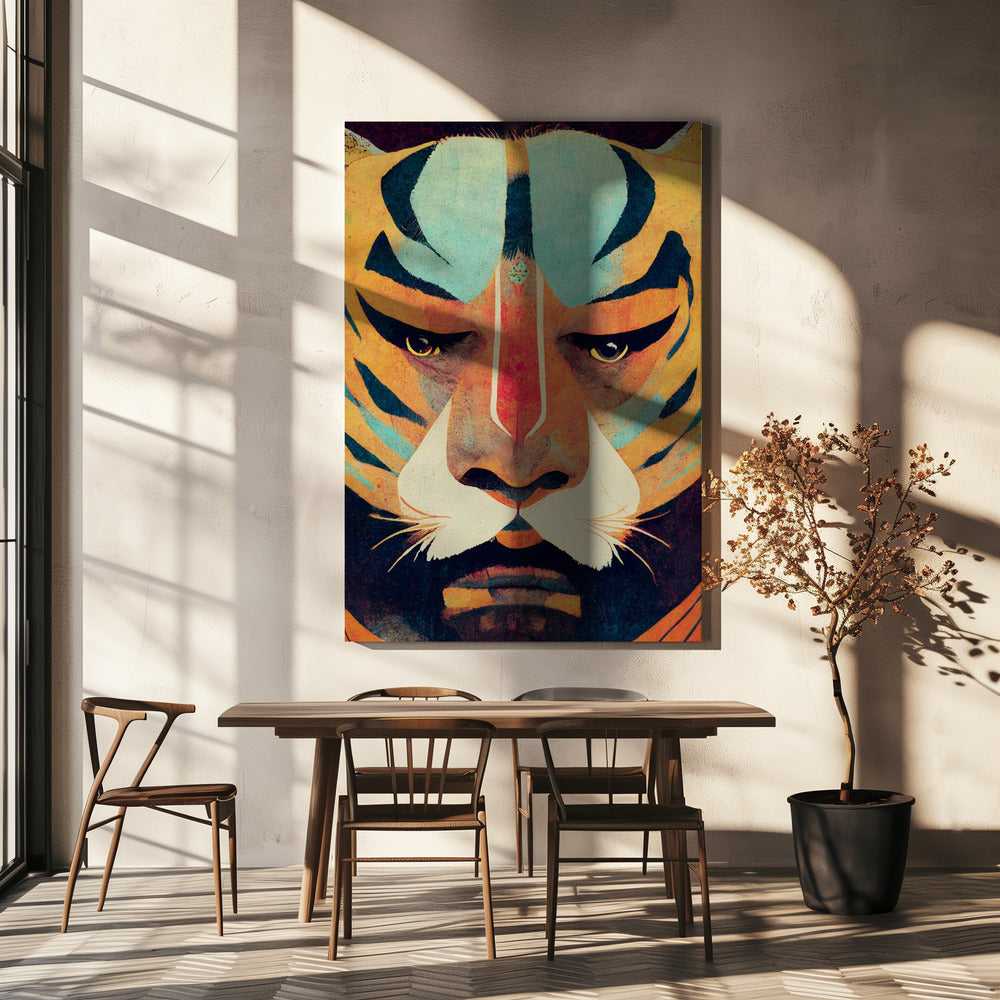 Stærk Tiger | Lærredsbilleder
