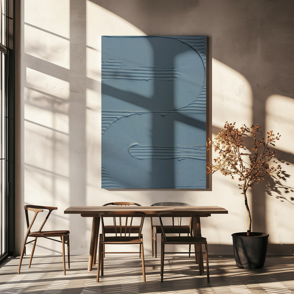 Texture fango 12 Blu | Stampe su Tela