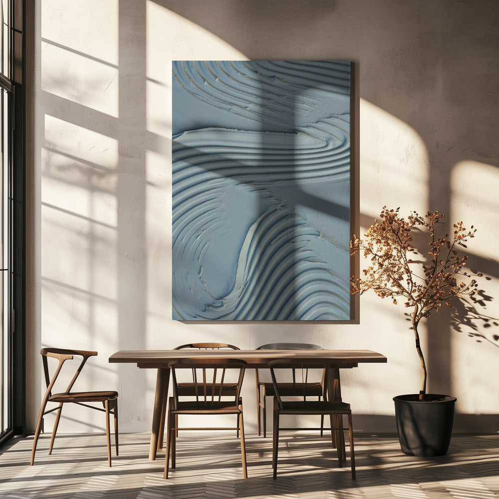 Texture fango 15 Blu | Stampe su Tela