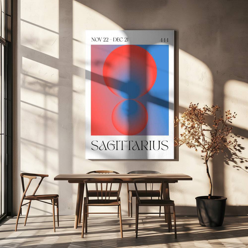Modern Sagittarius Design | Canvas