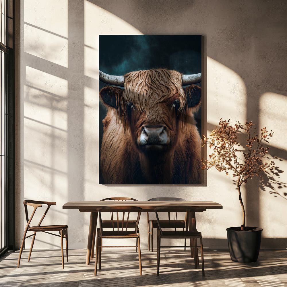 Höglandskon | Canvas