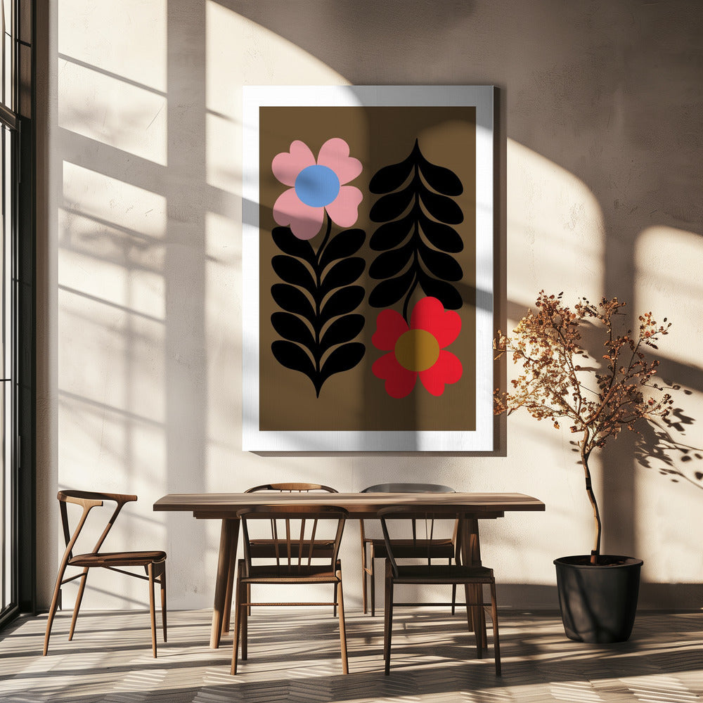 Fleurs d'or | Tableaux sur Toile