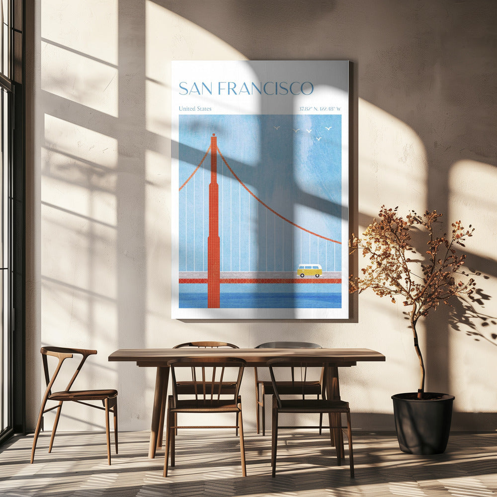 San Francisco, Golden Gate Bridge | Canvas
