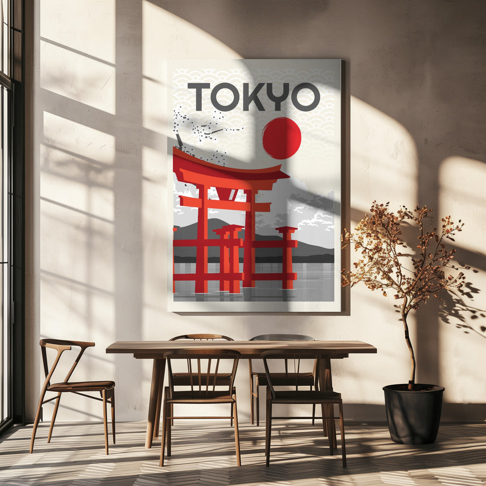 Tokyo Sun | Canvas