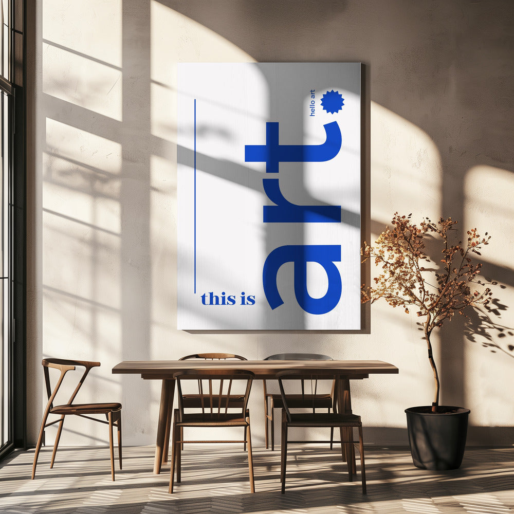 Bonjour la typographie audacieuse | Tableaux sur Toile