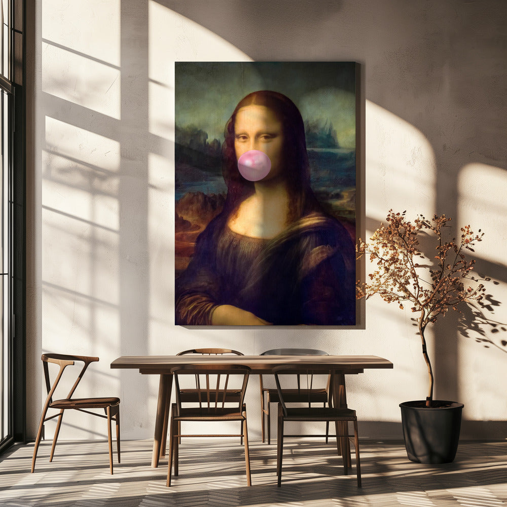 Mona Lisa Tyggegummi | Lærredsbilleder