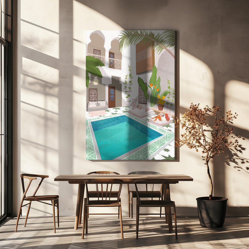 Riad | Leinwand-Bilder