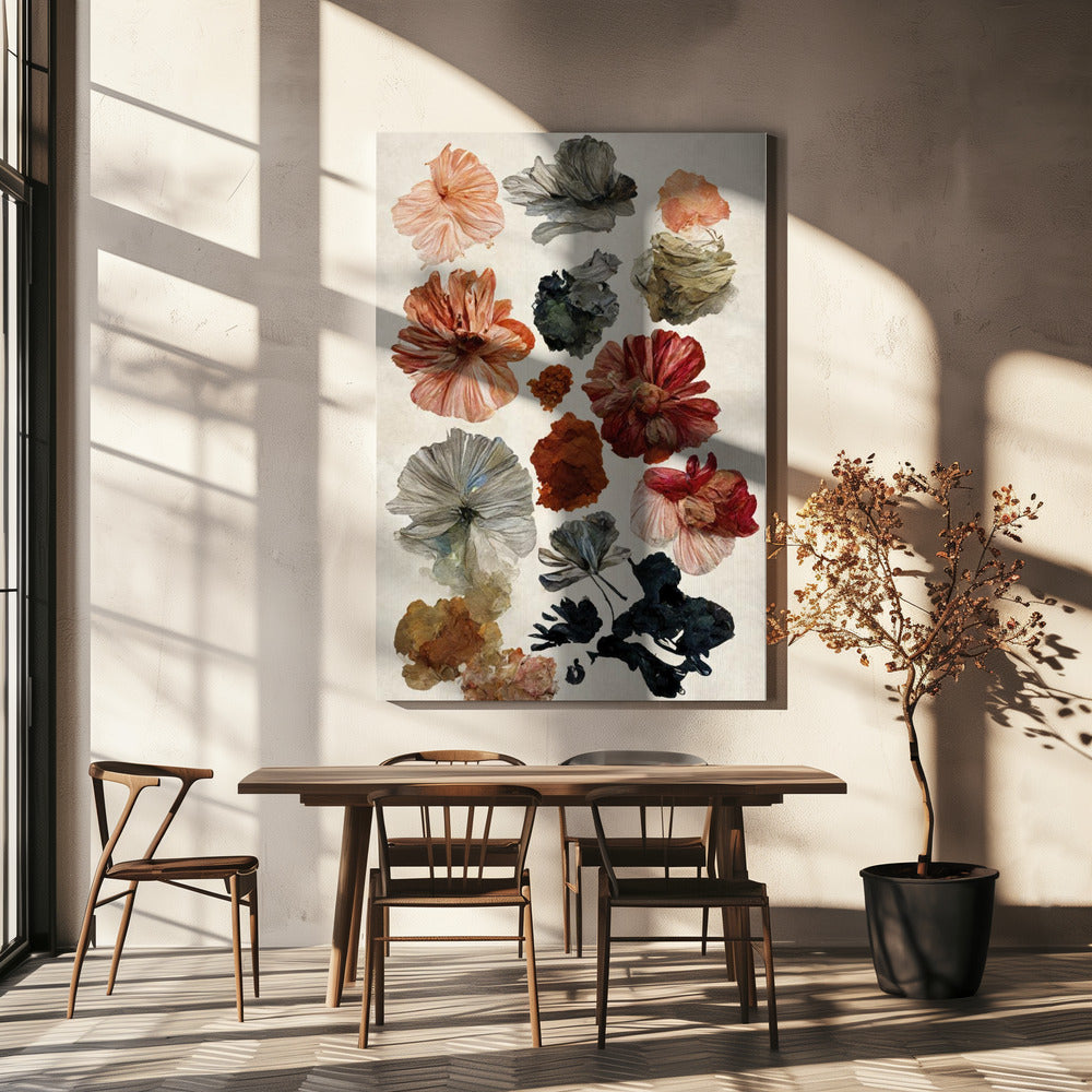 Tørrede blomsterkollektion | Lærredsbilleder