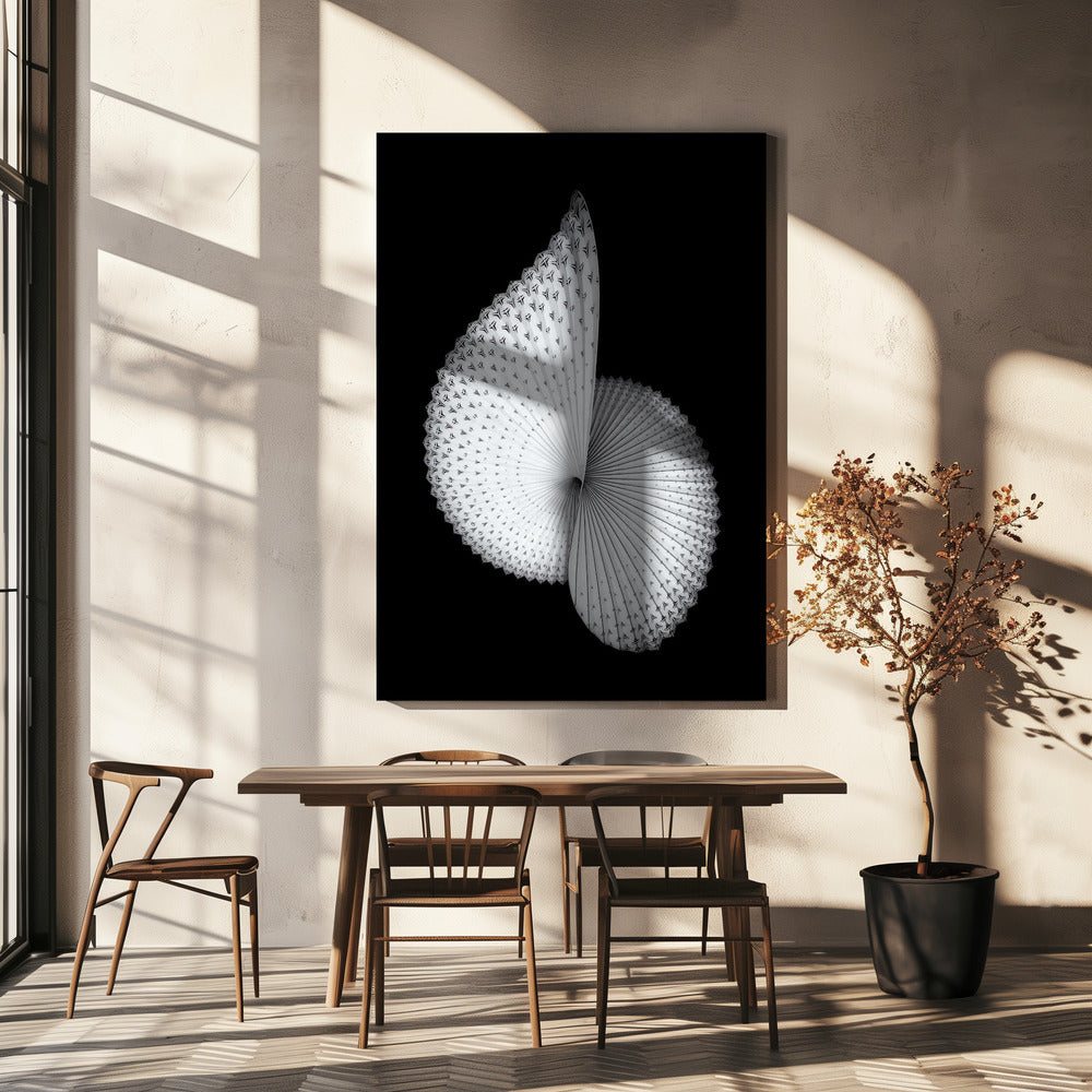 Scultura simile al Nautilus | Stampe su Tela