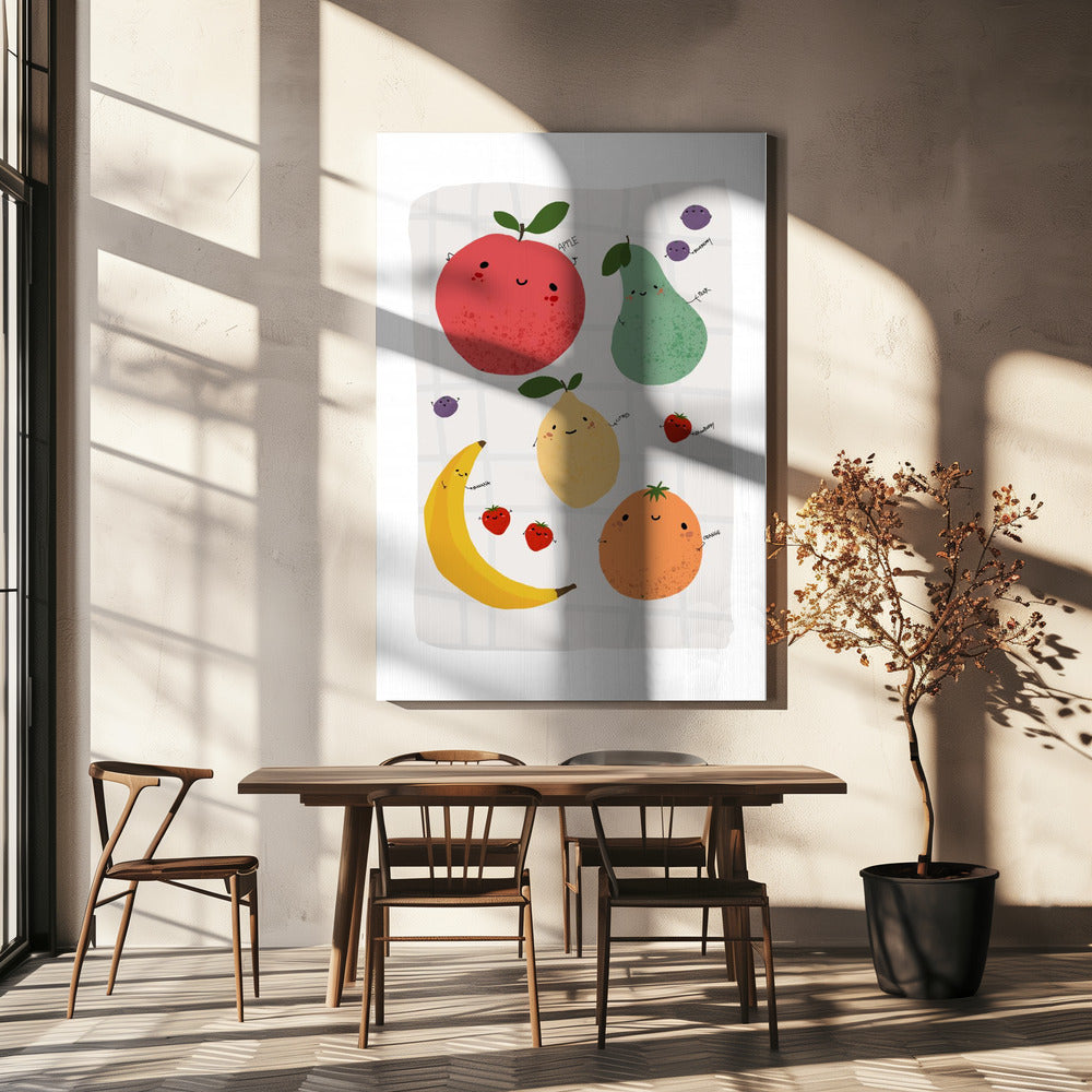 Fruit Kidsposter | Canvas
