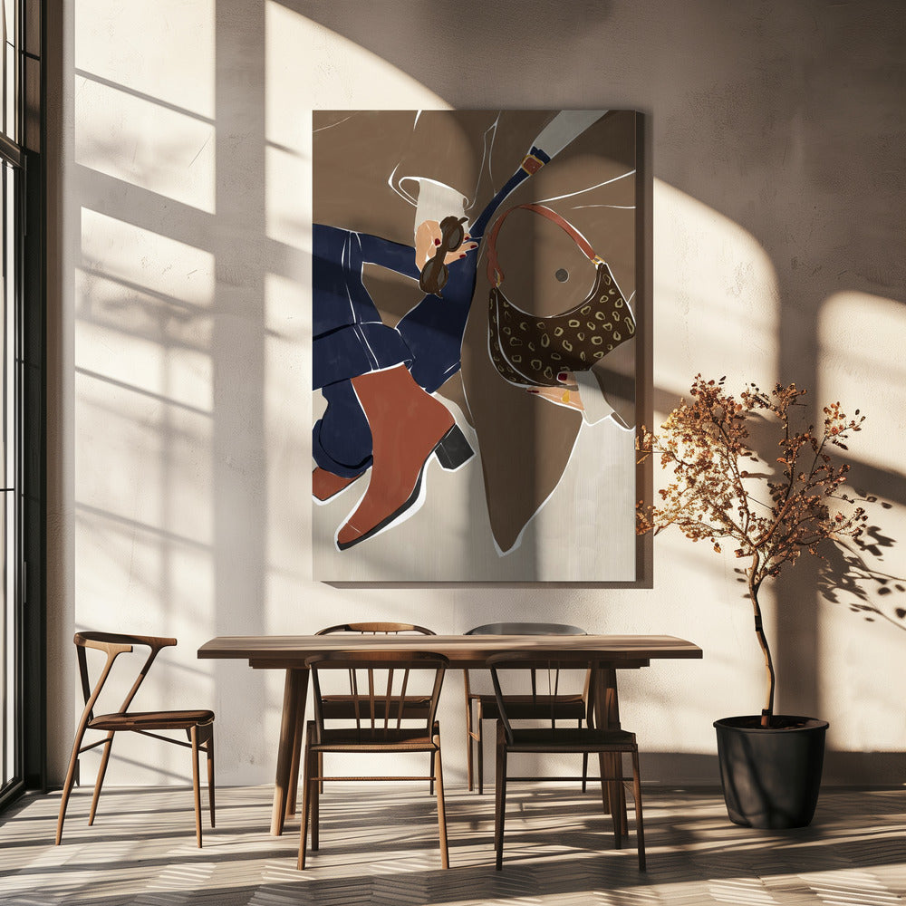 Fall Fashion Vibes Art Print By Ivy Green Illustrations | Canvas