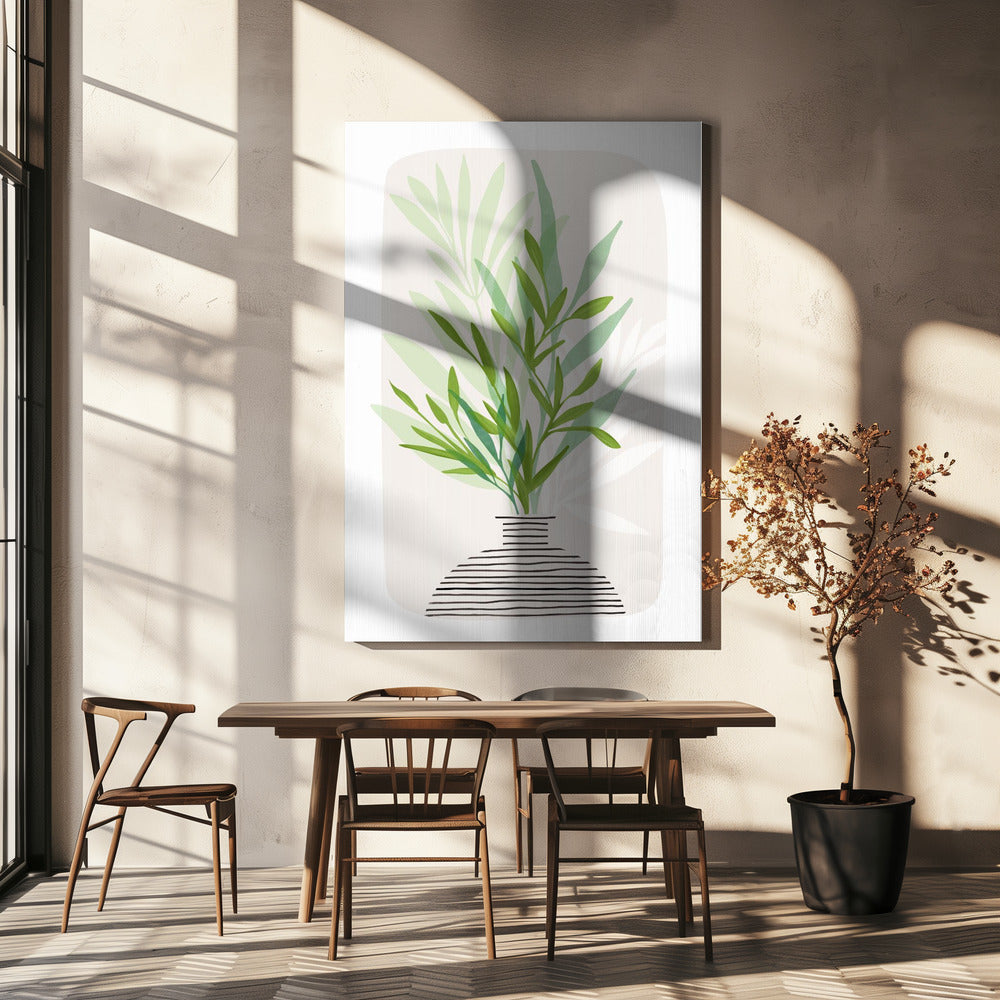 Painted Olive Branch Still Life | Canvas