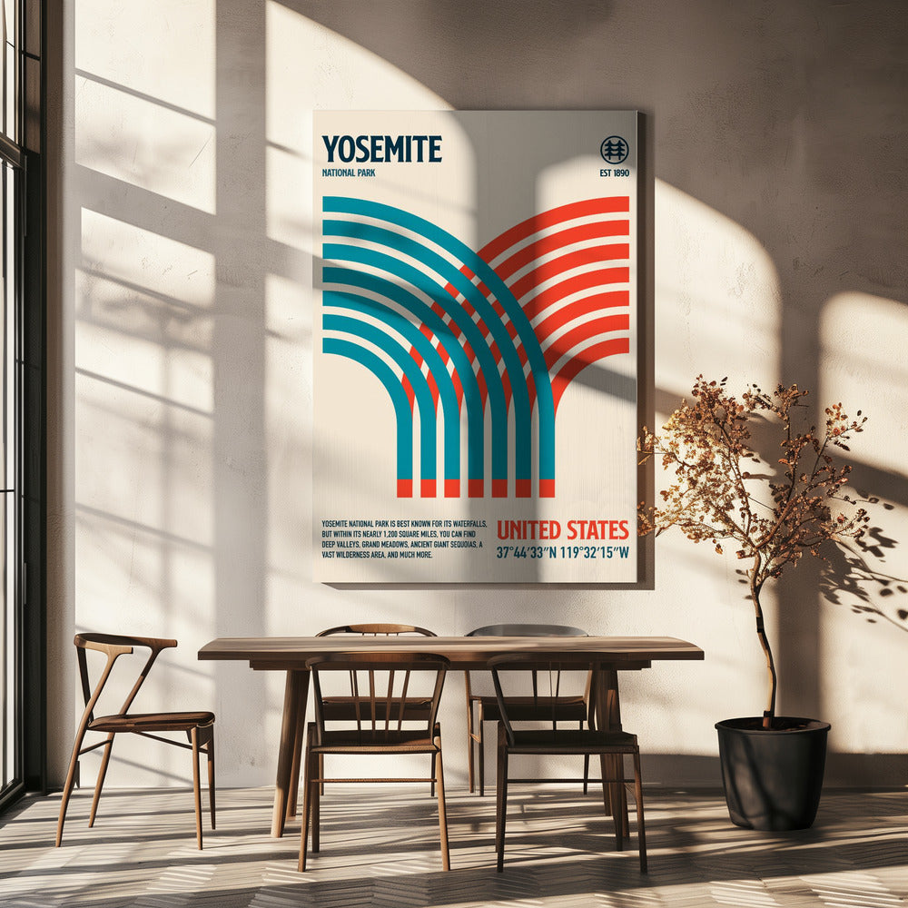 Viaggio nel Parco Nazionale di Yosemite Poster - Stampe d’Arte | Stampe su Tela