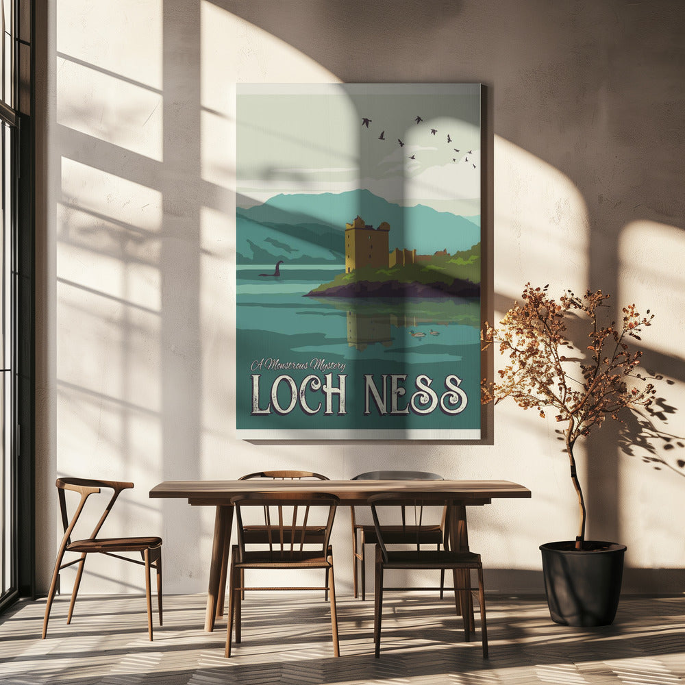 Loch Ness Rejsetryk | Lærredsbilleder