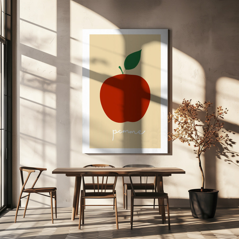 La Pomme (Ljusröd) | Duk