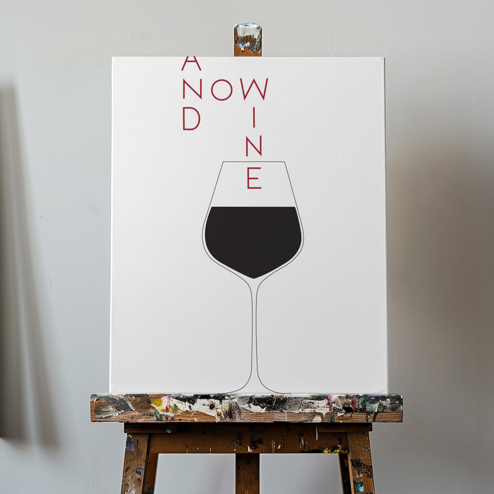 A teraz wino | Wydruki na łótnie