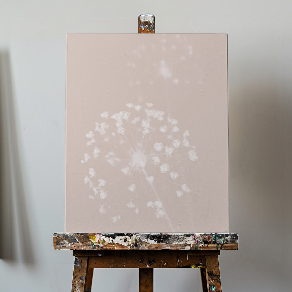 Torkade blommor rosa | Canvas
