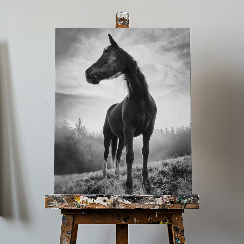 Tegenlicht paard | Canvasprints
