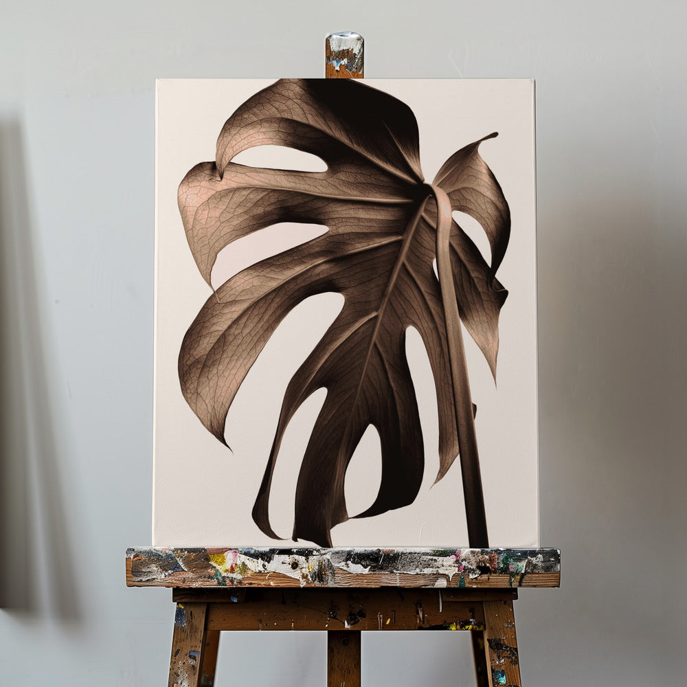 Monstera Or | Tableaux sur Toile