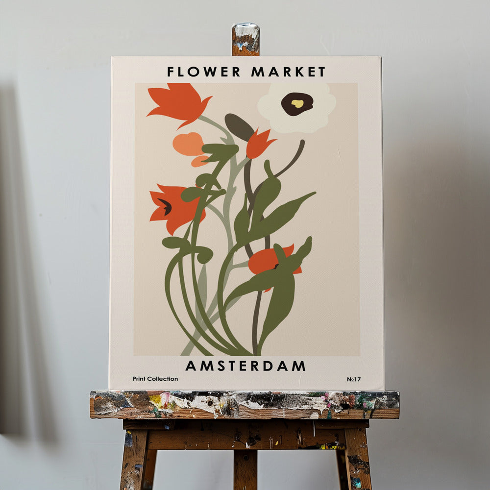 Blomstermarknaden Amsterdam | Canvas