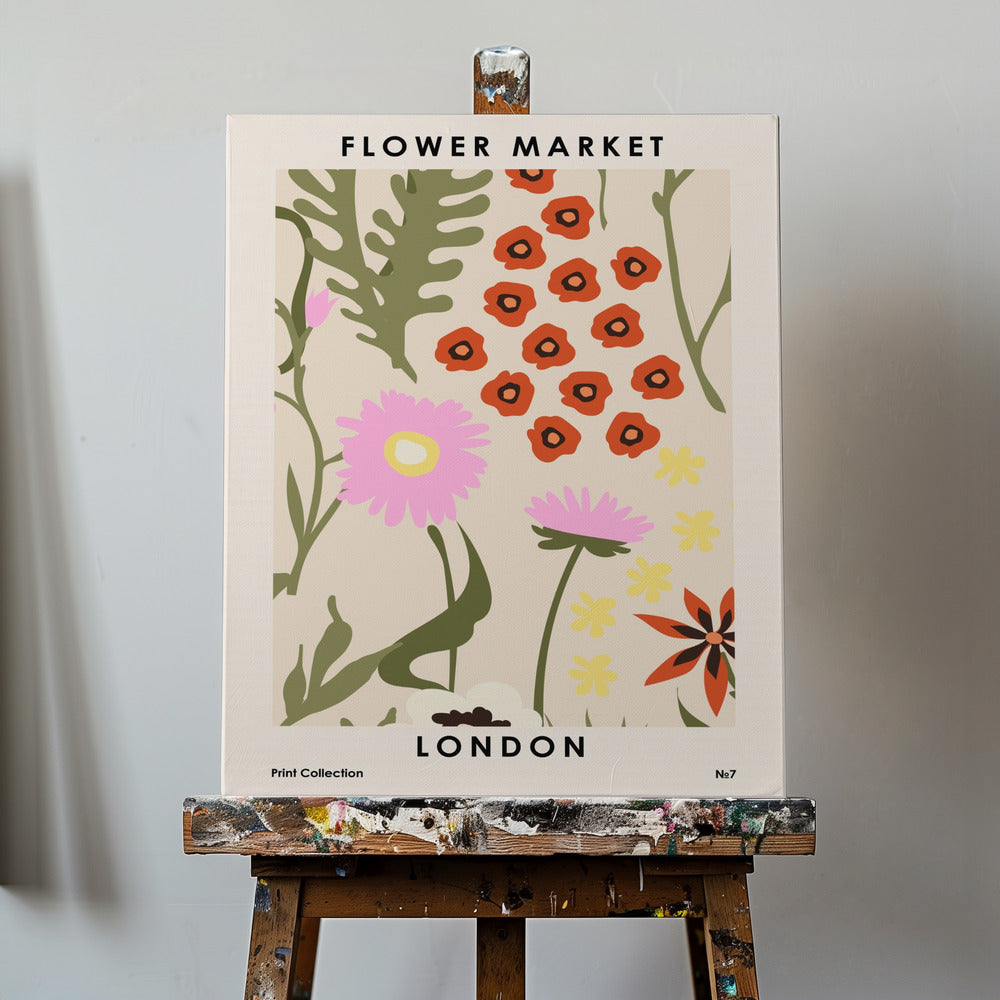 Bloemenmarkt Londen | Canvasprints