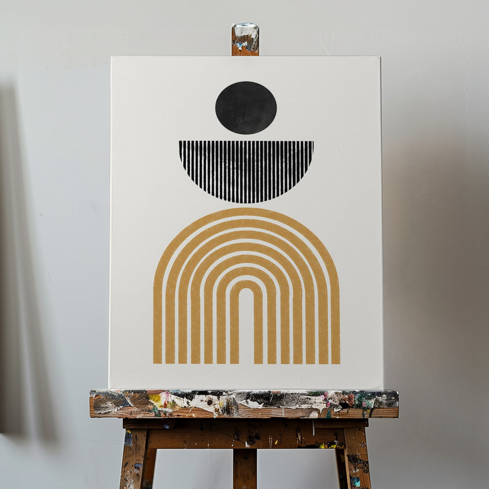 Mid-century compositie | Canvasprints