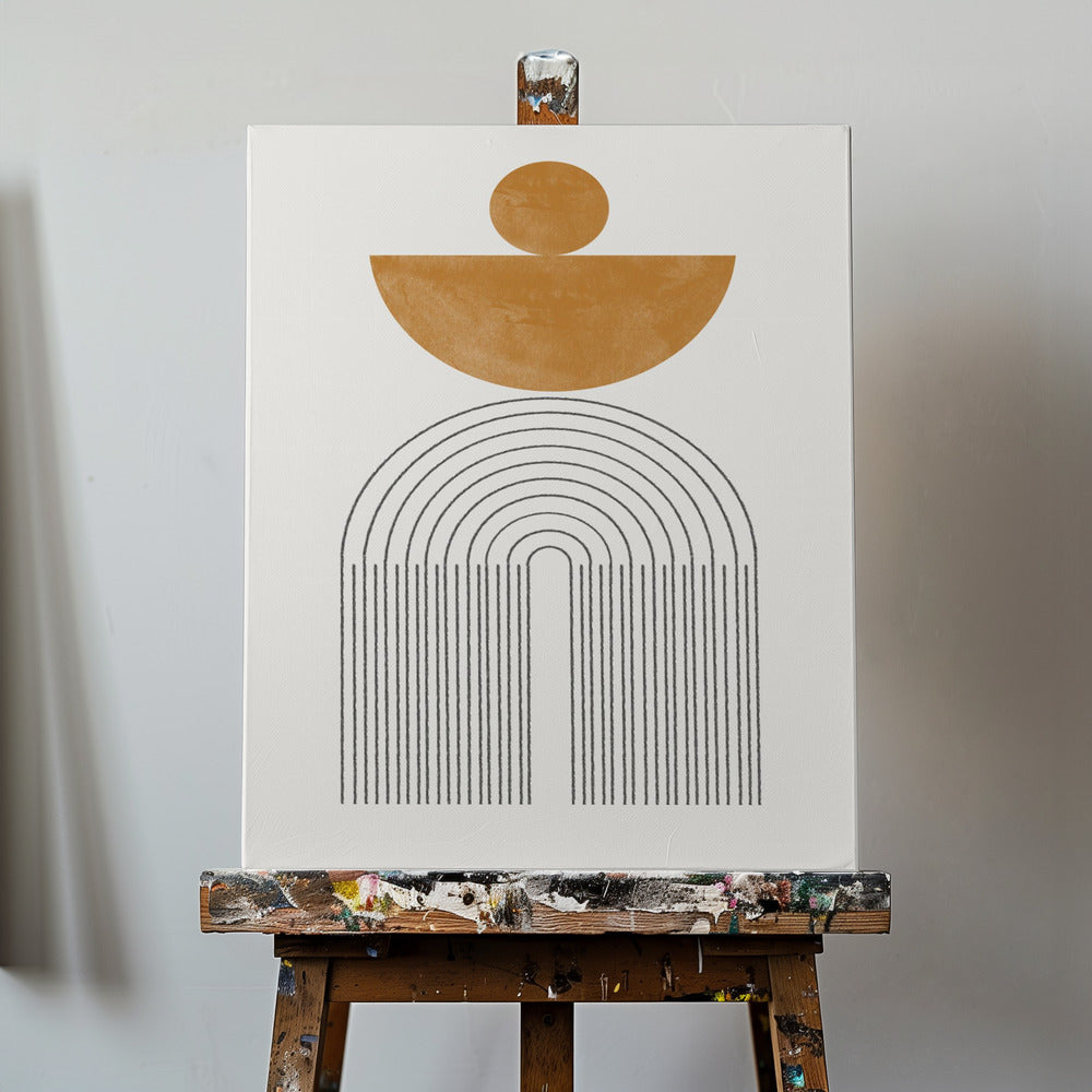 Bågekomposition nr 7. | Canvas