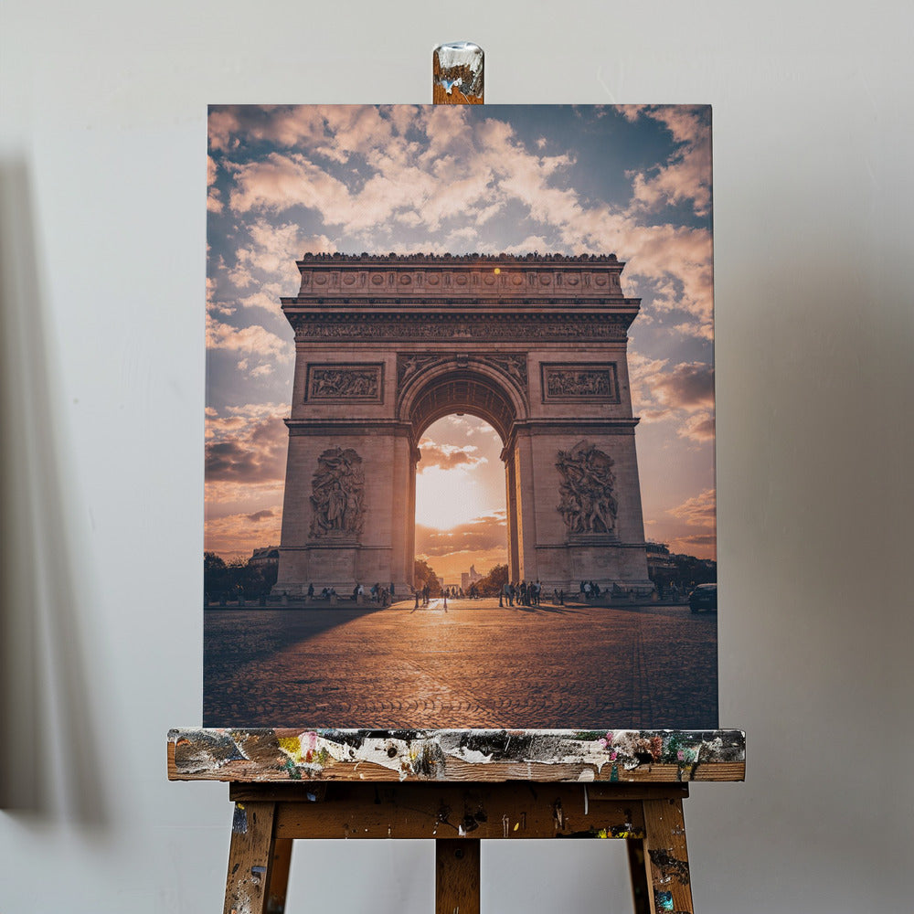 Golden Arc of Paris | Canvas