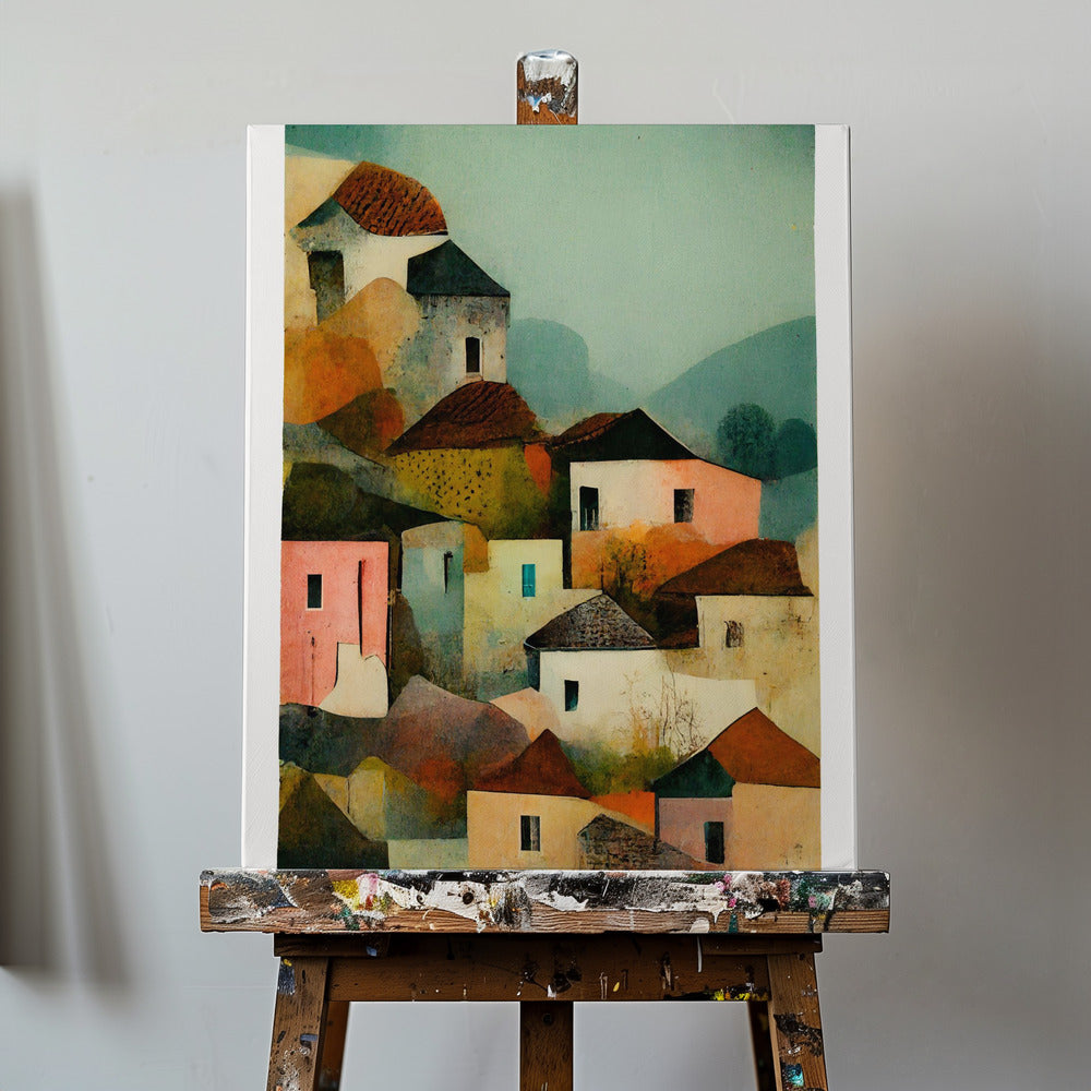Italiensk landsby | Lerretsbilder