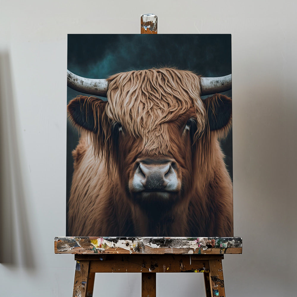 Höglandskon | Canvas