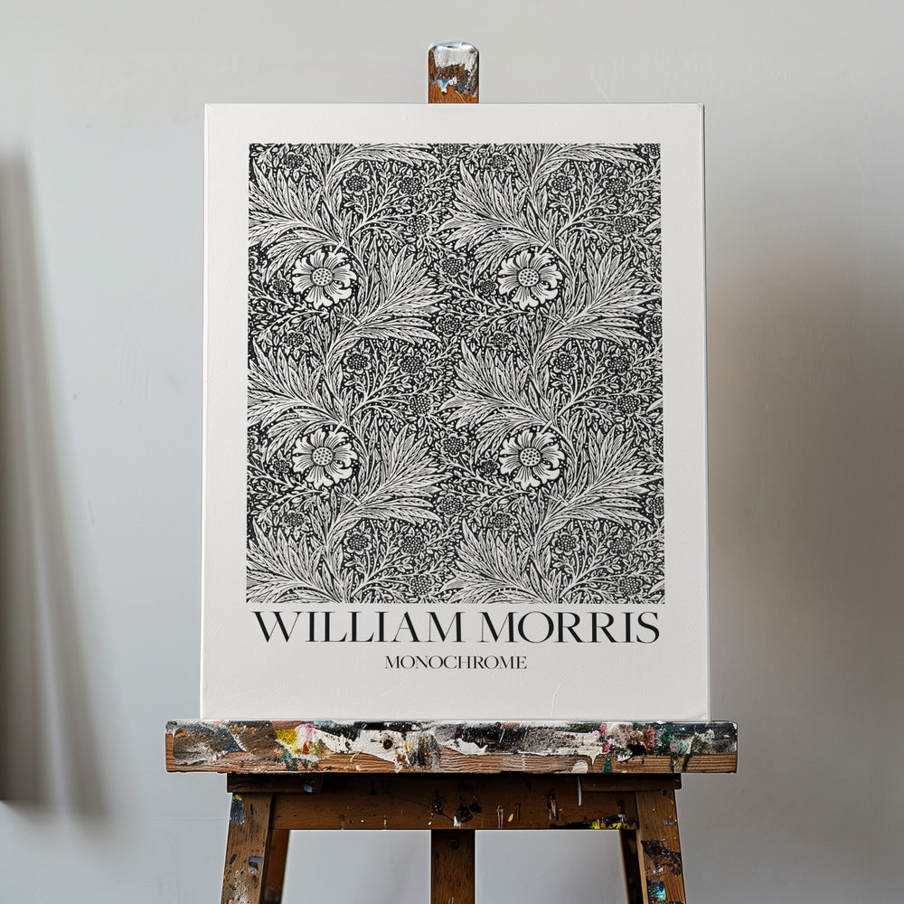 Ringblomma monokrom | Canvas