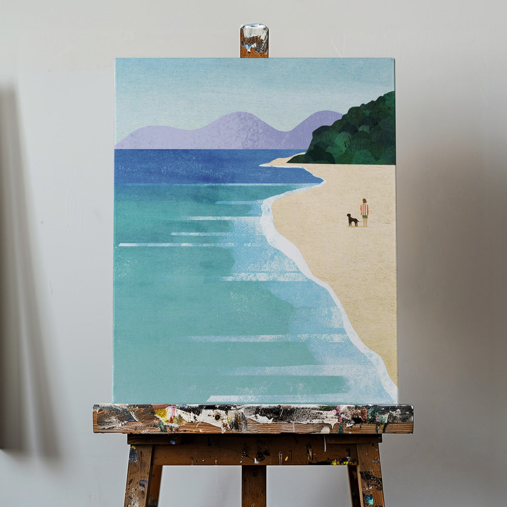 Strandpige iii | Lærredsbilleder