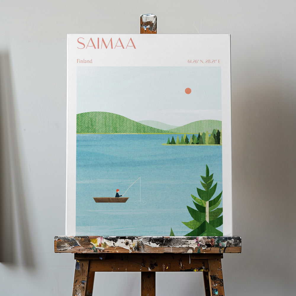 Jezioro Saimaa, Finlandia | Wydruki na łótnie