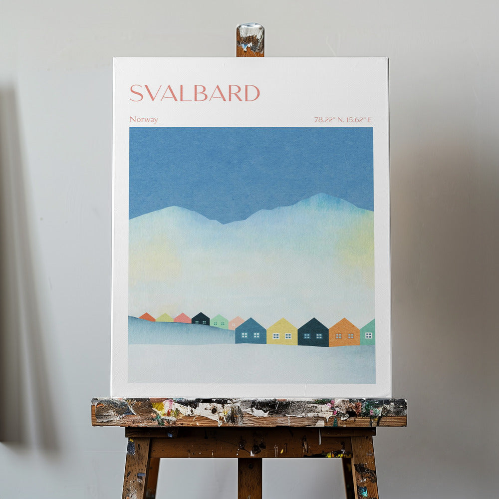 Svalbard, Norvège | Tableaux sur Toile