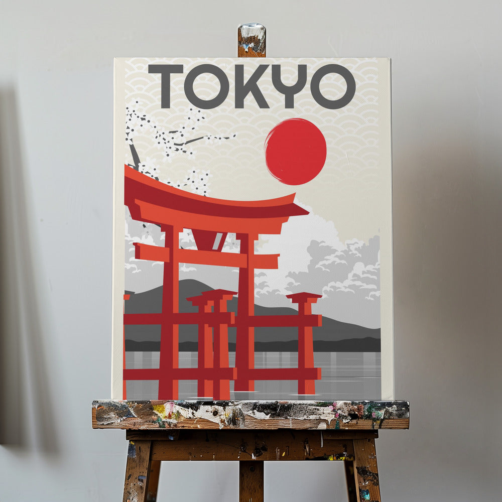Tokyo Sun | Canvas